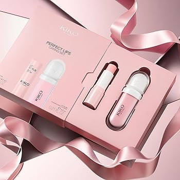 KIKO Milano Perfect Lips Caring Set, Skincare Set: 1 Lip Scrub And 1 Perfecting Lip Cream